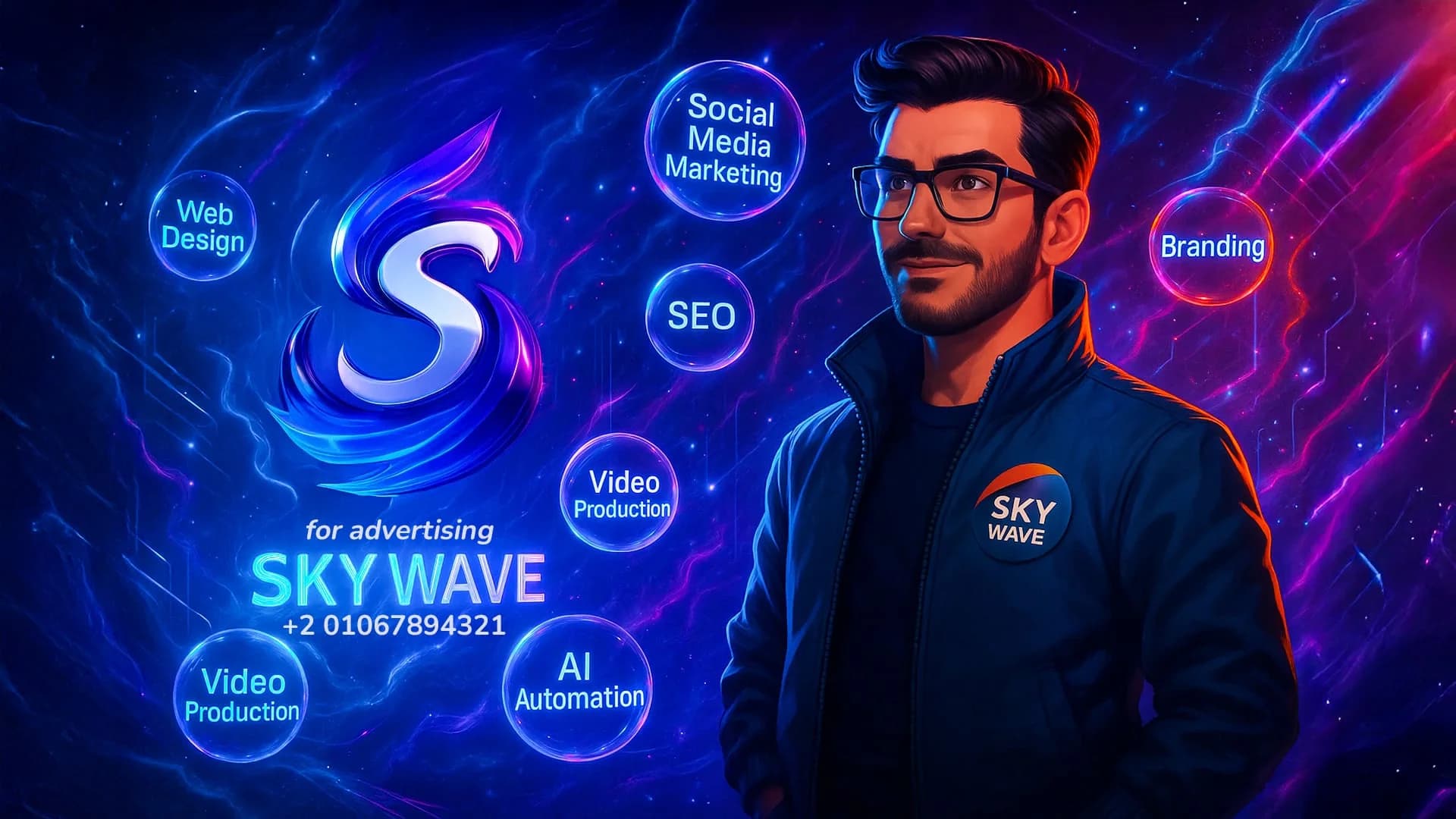تواصل مع شركة Sky Wave للتسويق الرقمي