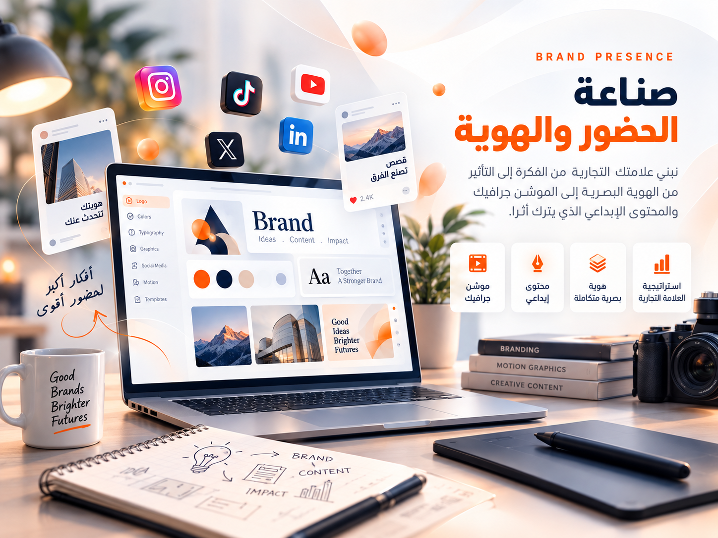 الحضور وصناعة المحتوى